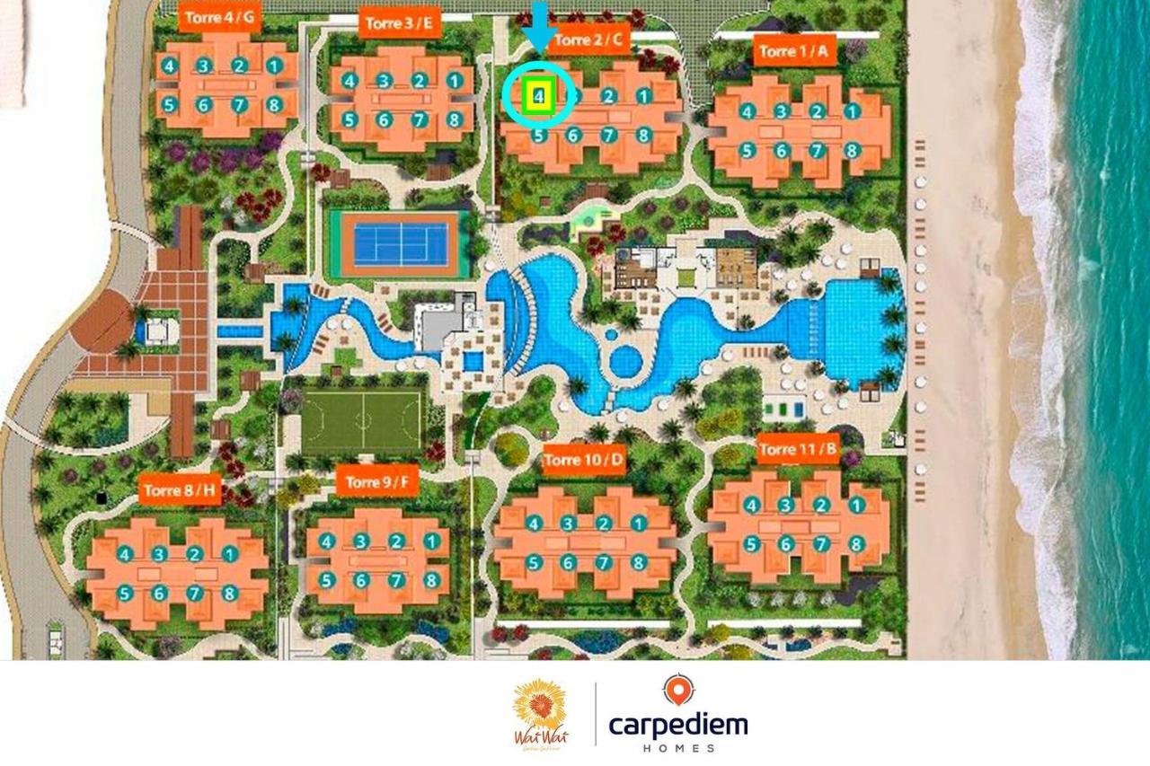 Wai Wai #403 - Apartamento No Cumbuco By Carpediem Ngoại thất bức ảnh